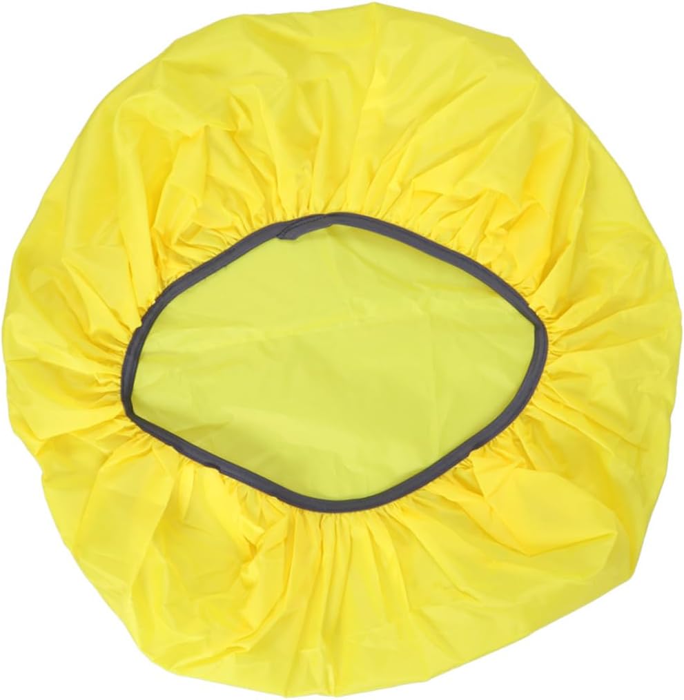 Backpack Rain Cover Yellow Elastic Rucksack Rainproof Pack Cover for Outdoor Travel Hiking Climbing Lightweight Portable Weather-Tight Protection