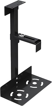 Computer Host Bracket Under Desk Black Computer Tower Mount