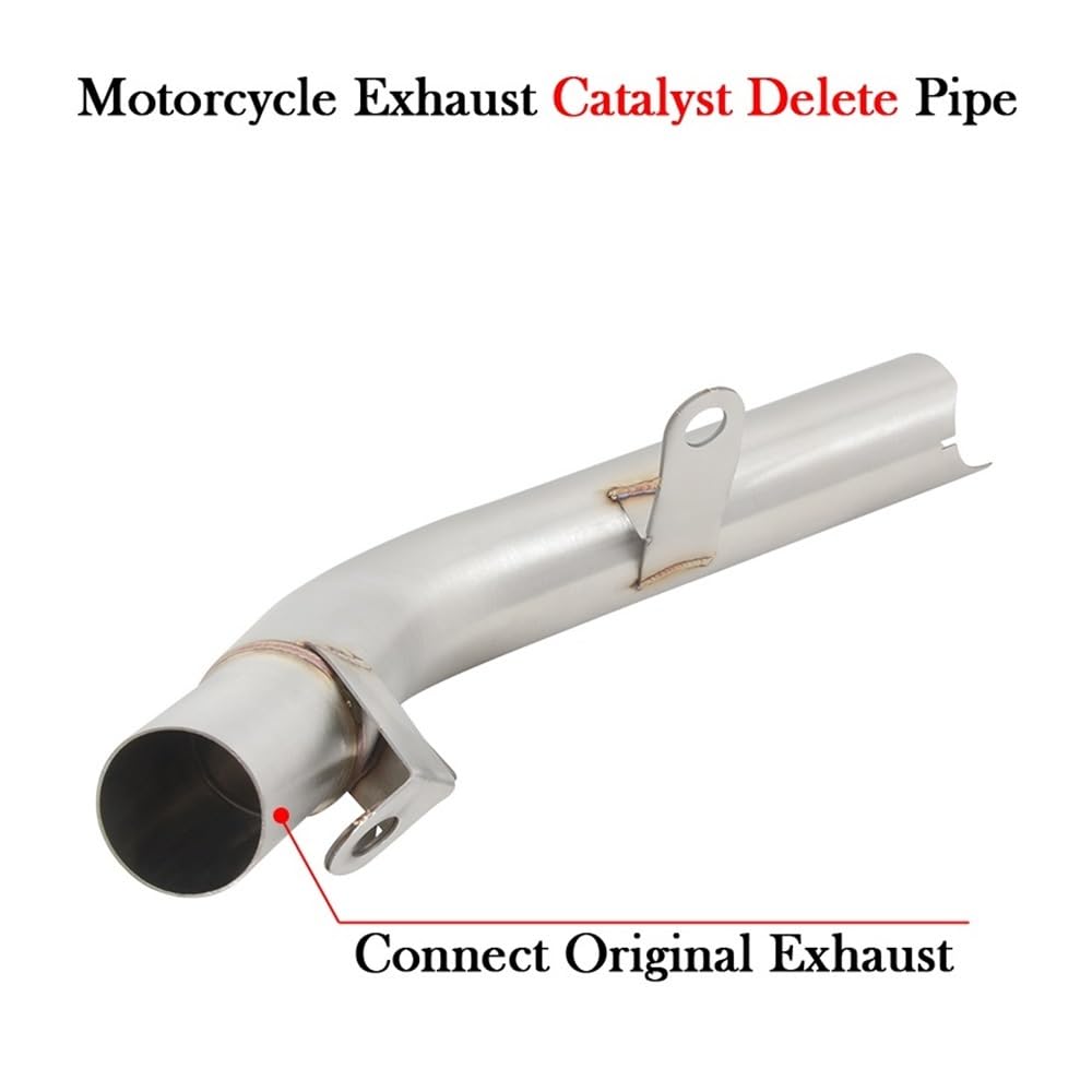 いいより 排気系マフラー オートバイの排気リンクパイプエスケープ触媒削除