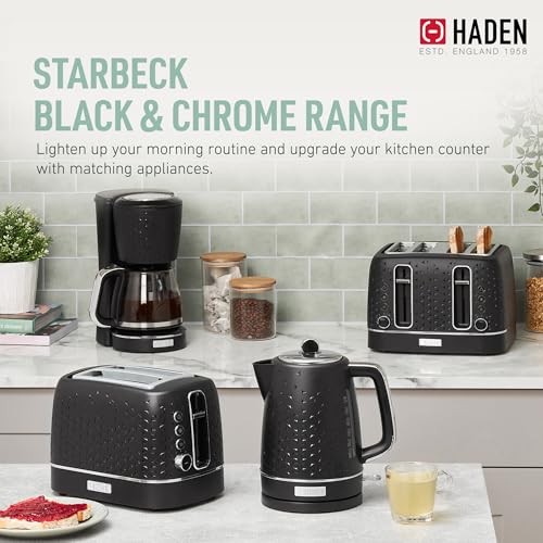 Haden-Starbeck-17-Liter-Stainless-Steel-Electric-Water-Kettle-Black-Chrome Haden Starbeck 17 Liter Stainless Steel Electric Water Kettle Black Chrome