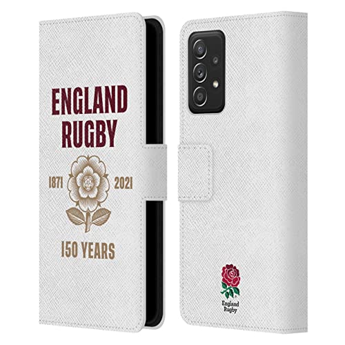 Étui Angleterre Rugby Samsung A53 5G Head Case Designs Housse Cuir Blanc