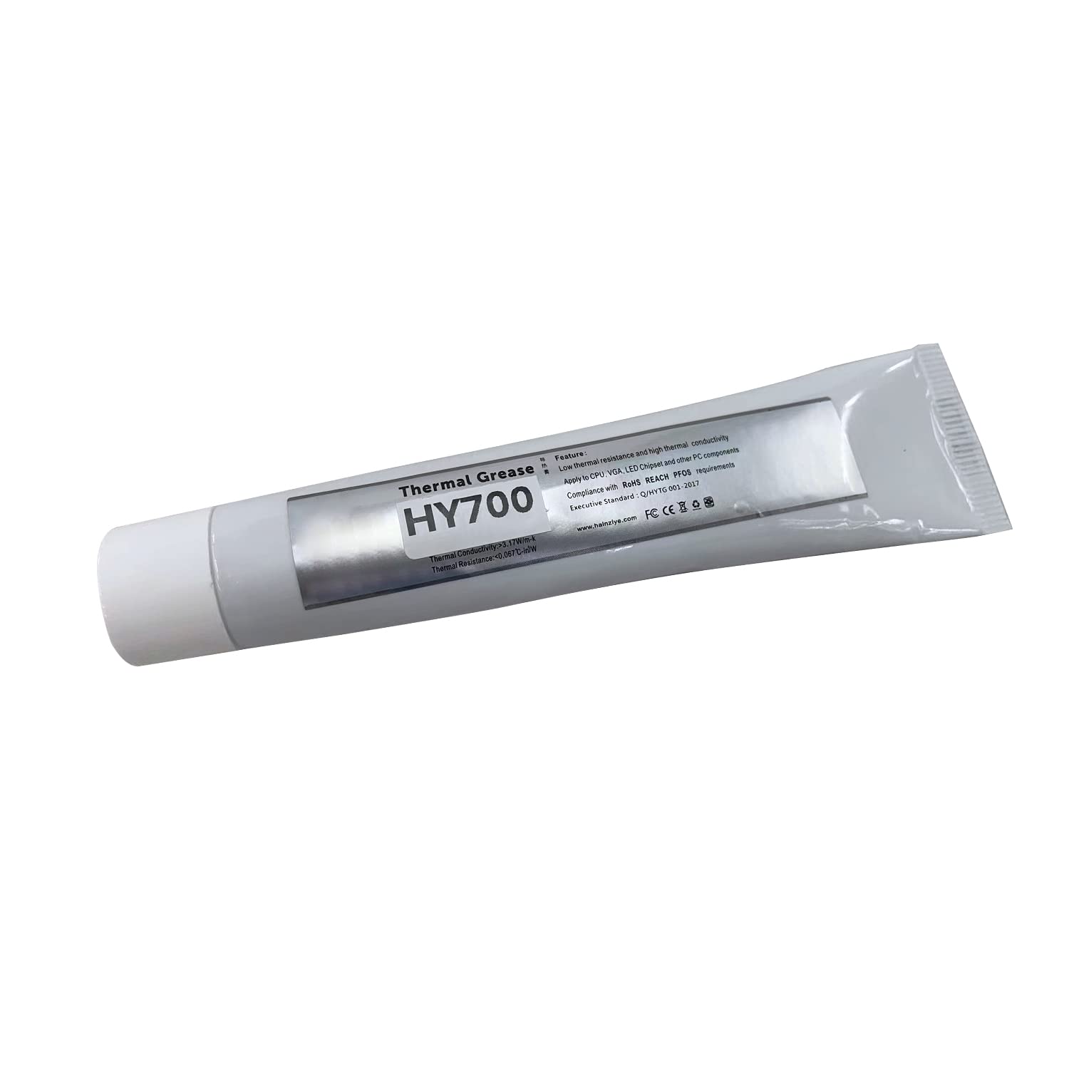 MoneyQiu HY700-100g CPU Thermal Heatsink Grease Paste Compound Thermal Conductivity: >3.14W/m-k Carbon Based High Performance for CPU PC GPU PS5-100 Grams