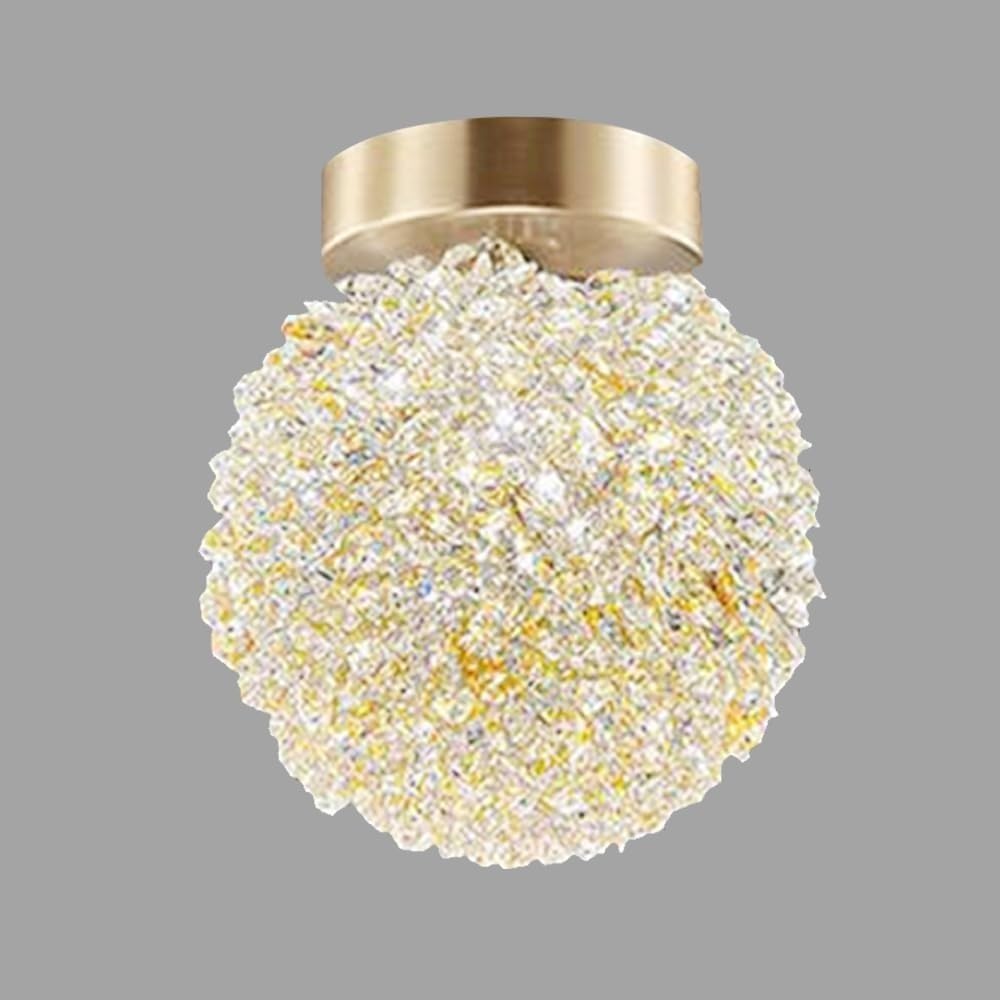 Lámpara de techo de cristal moderna Mini lámpara de techo de cristal de montaje empotrado Sala de estudio de cristal Lámpara de techo for sala de estar Dormitorio Comedor Cocina Pasillo Entrada