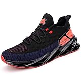  KAWAI Herren Laufschuhe Sneaker Atmungsaktiv rutschfeste Mode Lässig Sportschuhe Turnschuhe Fitness Licht Straßenlaufschuhe Erwachsene Unisex