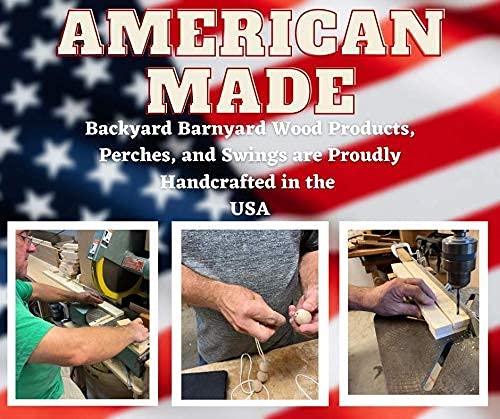 image for Backyard Barnyard Chicken Swing Toy for Coop HANDMADE in USA!!! Natura