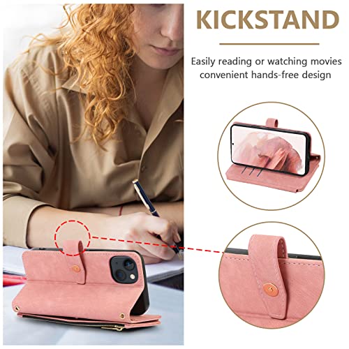 UEEBAI Crossbody Wallet Case for iPhone 14 6.1 inch - Image 3