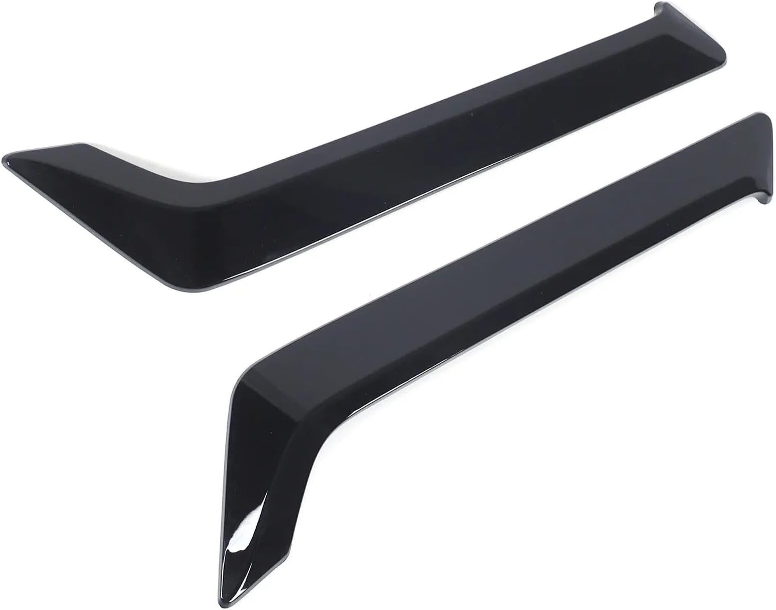 Car Side Fender Trim Modified Air Fender Spoiler Wing Cover For Infiniti Q60 2016-2024(ABS Glossy Black)