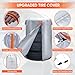 NEVERLAND Large Tire Covers for Storage - Seasonal Tire Storage Bag Waterproof 420D Oxford Tire Stack Cover with Reflective Handle for Indoor/Outdoor Use (Holding 4 Tires Within 35 Inch Diameter)