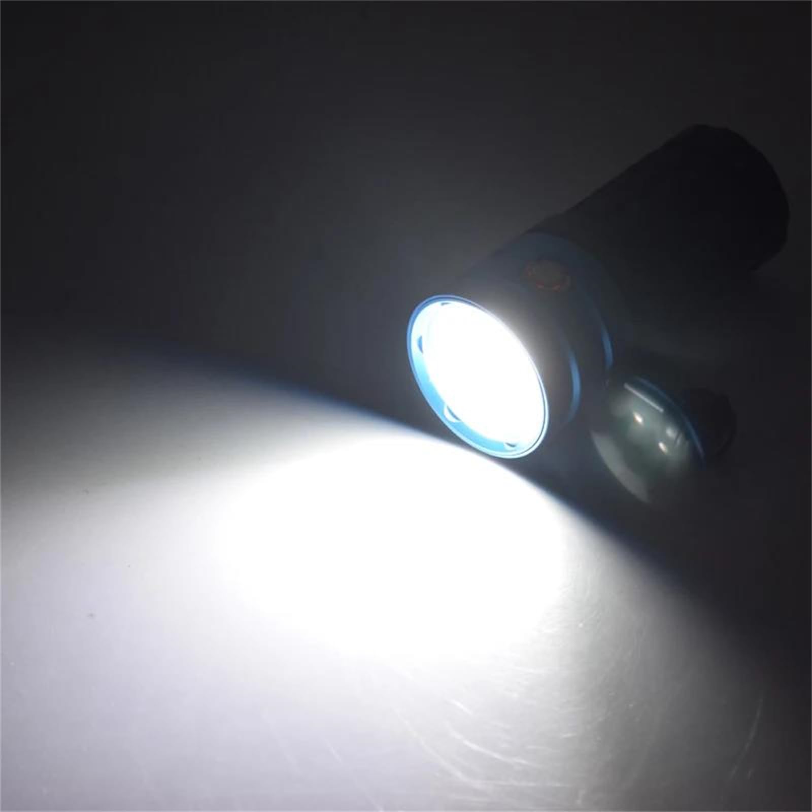Torcia Subacquea 25000 Lumen Subacqueo 100M Fotografia Tattico Diving Light Video Video, IPX8 Impermeabile ARA Luce Subacquea, Torcia Sottomarina Di Piccole Dimensioni,Nero