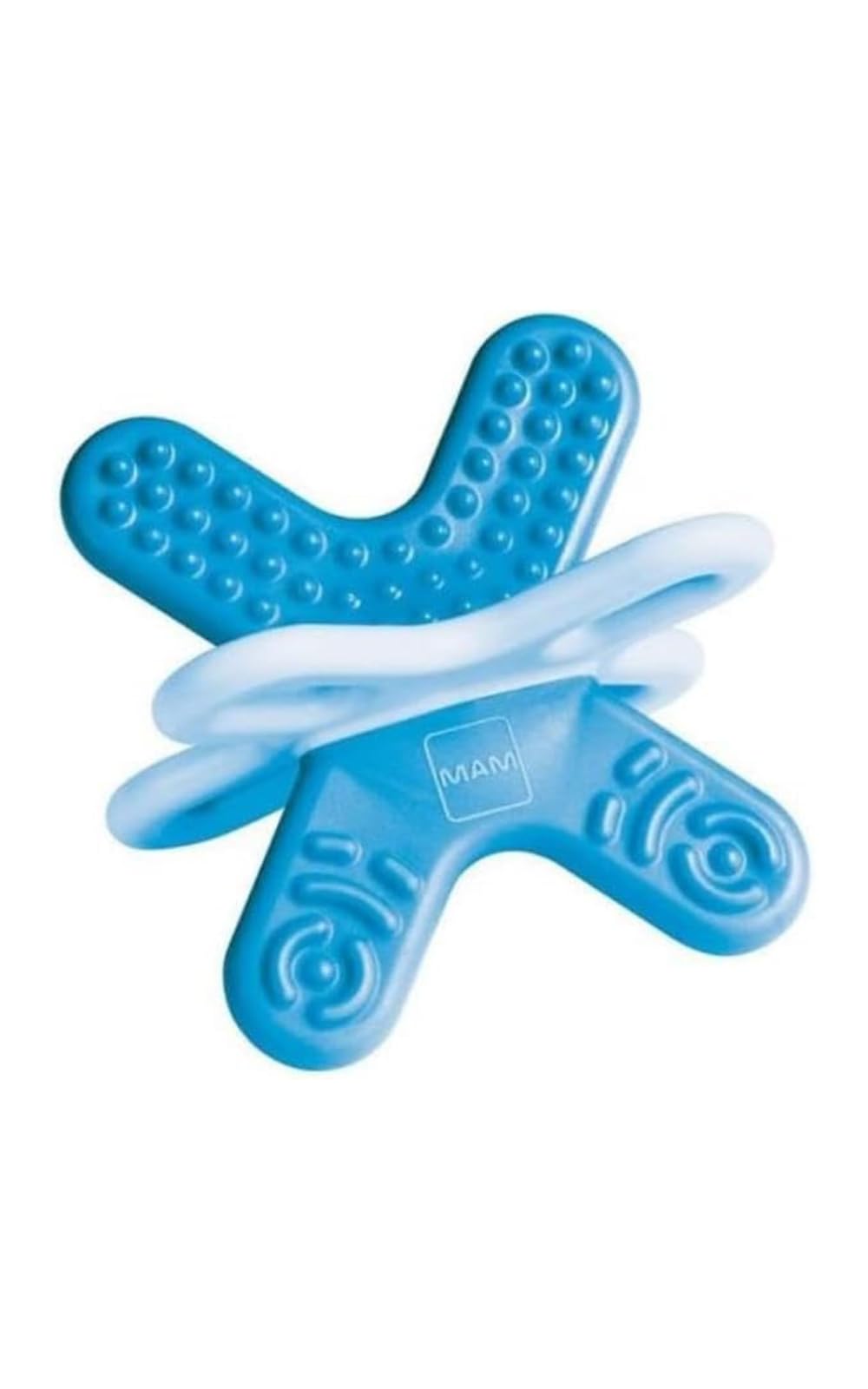MAM Bite & Relax Fase 2 Mini Dentaruolo, Sollievo alle Gengive, 4+ Mesi, Azzurro