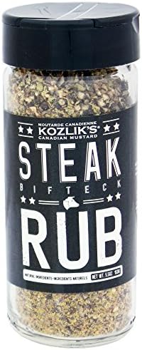 KozliksCANADIAN MUSTARD Steak Rub, 150 GR
