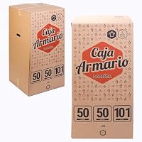 TELECAJAS | Caja Armario Portátil 50x50x101 cm de Cartón Doble |