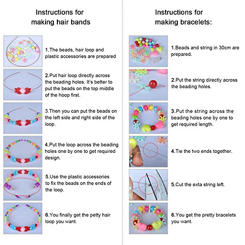 PHOGARY Perline fai da te per bambini Set