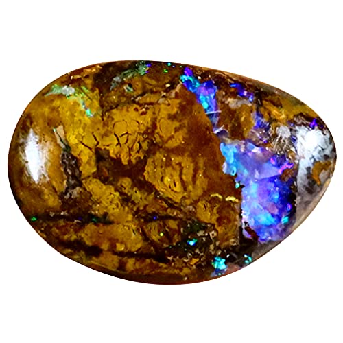 Opale boulder australienne multicolore de 2,86 ct idéale pour un bijou personnalisé