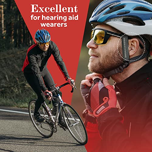 Wind-Blox Pro Noise Block Helmet Attachment, Noise Reduction Accessory, Wind Blocker Biking and Cycling Gear, Helmet Add-On with Adjustable Straps, Black - Thumbnail 3