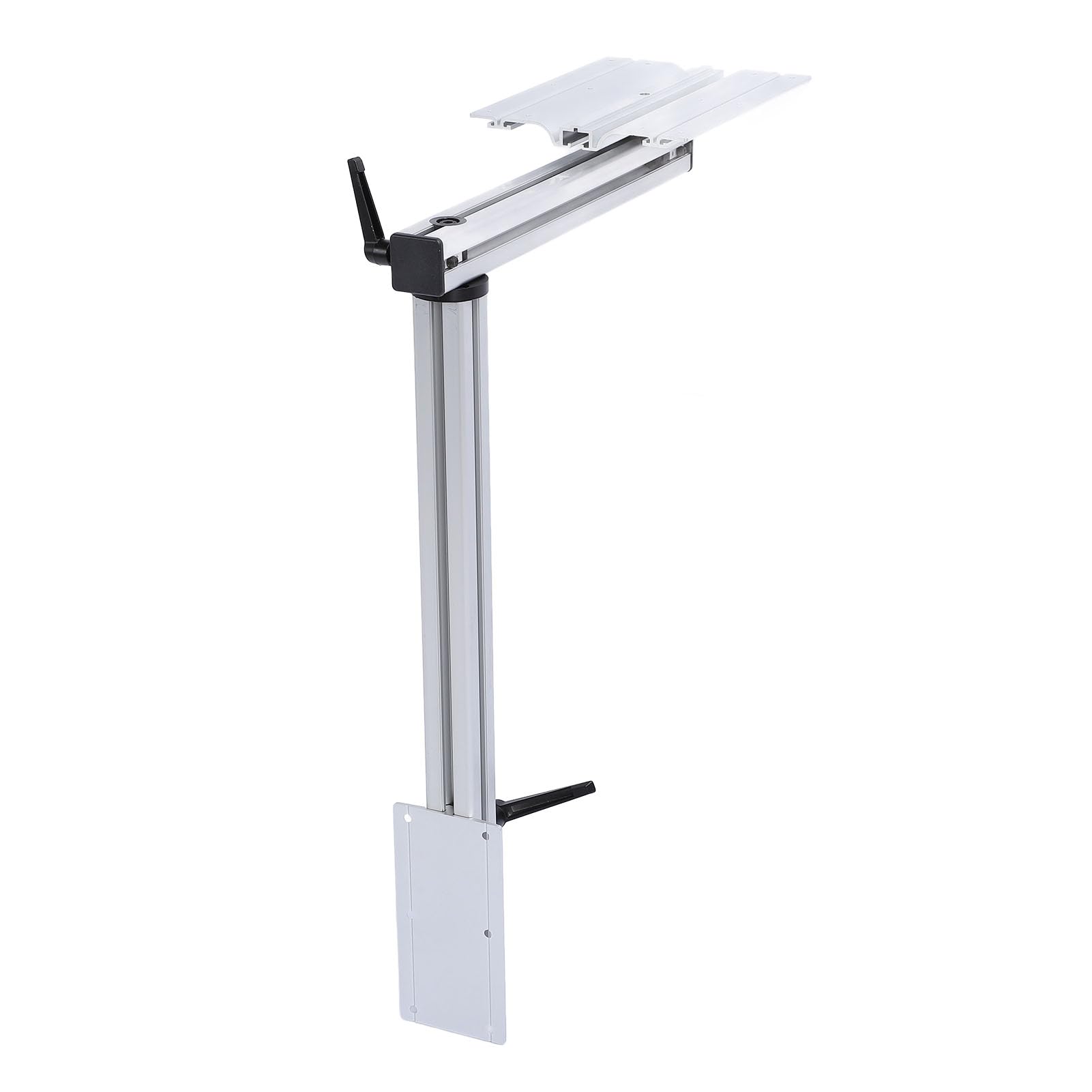 Abnehmbares Tischbein aus Aluminiumlegierung, 360-Grad-Drehung, abnehmbares Teleskop-Tischbein Yachten, Wohnmobile, Wohnmobile