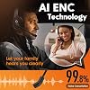 EKSA Truck Driver Bluetooth Headset with Microphone, Environmental Noise Cancelling Wireless Headphone, 99ft Long Wireless Range, Up to 30 Hours of Talk Time, Ultra-Large Soft Earmuff Trucker Headset
