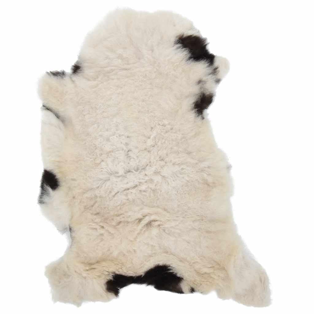 Schafpelz Mischfarbe Schaffell Teppich 60-70x90-100 cm Mehrfarbig Dekoration und Wohndeko für Wohnzimmer Schlafzimmer Flur Gemütlichkeit und Blickfang