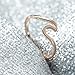 Barogirl Wave Rose Gold Ring Engagement Roses Ring for Women Women's Rings for Lovers YR903 (8)