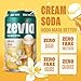 Zevia Zero Sugar Soda, Cream Soda, 12 oz Cans (24-Pack) – Naturally Sweetened, Non-GMO Project Verified, Gluten-Free, Vegan