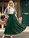 Arolina Green Skirt Women Vintage Retro Medieval Renaissance Long Skirts Green Skirts for Chirsmas Fashion Outfit L