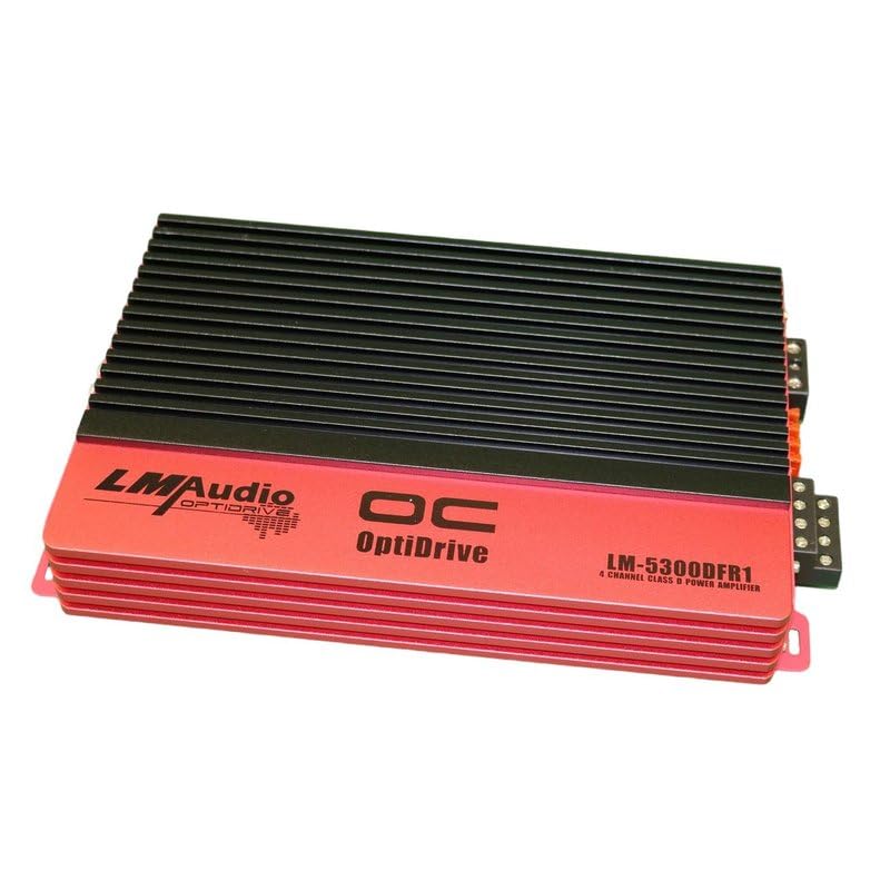 Image of Luna Morena LM-5300.4 Car Audio Amp 4 Channel Bridgeable Full Range Class D Amplifier 5300 Watts with Dual Switchable Crossovers