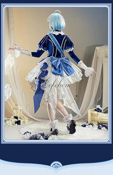 Amazon.co.jp: [小さな店] フルセット 衣装 原神 フリーナ コスプレ 