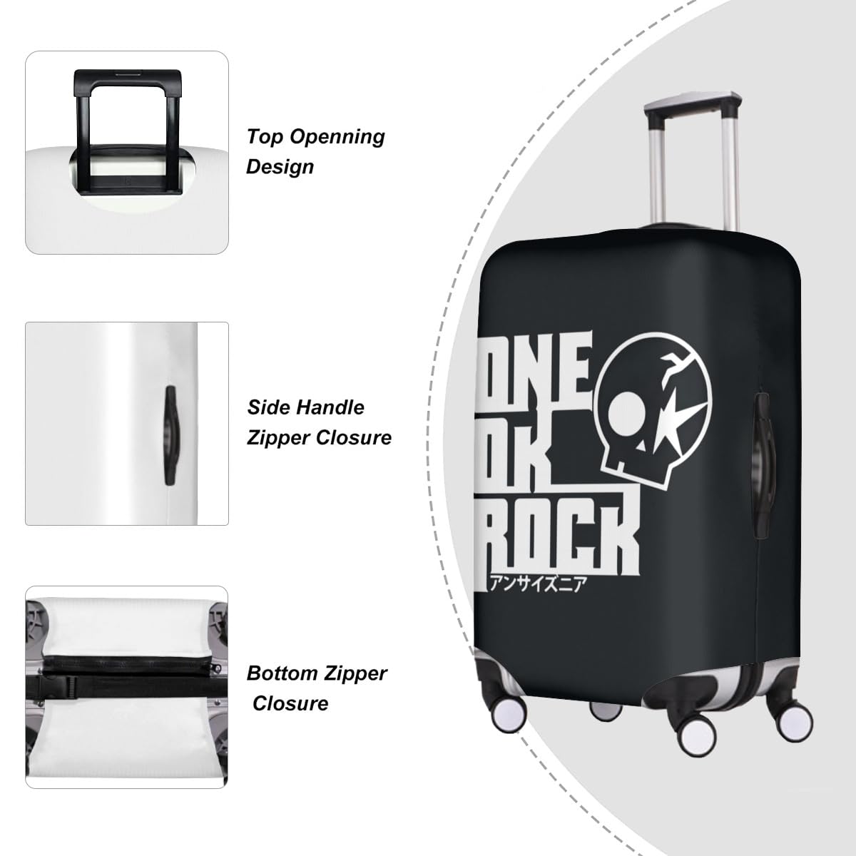 Amazon.co.jp: ワンオクロック ONE OK ROCK スーツケースカバー 荷物