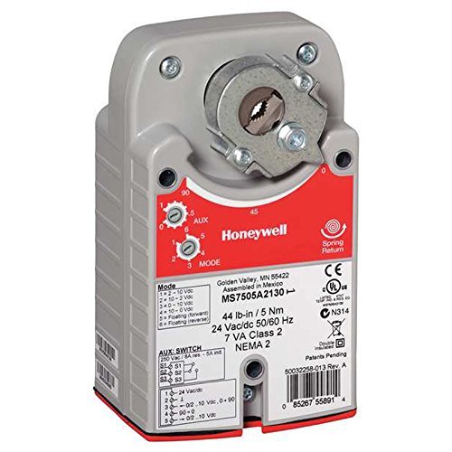 Honeywell MS8105A1030 Spring Return Actuator Damper Motor, 44# On/Off