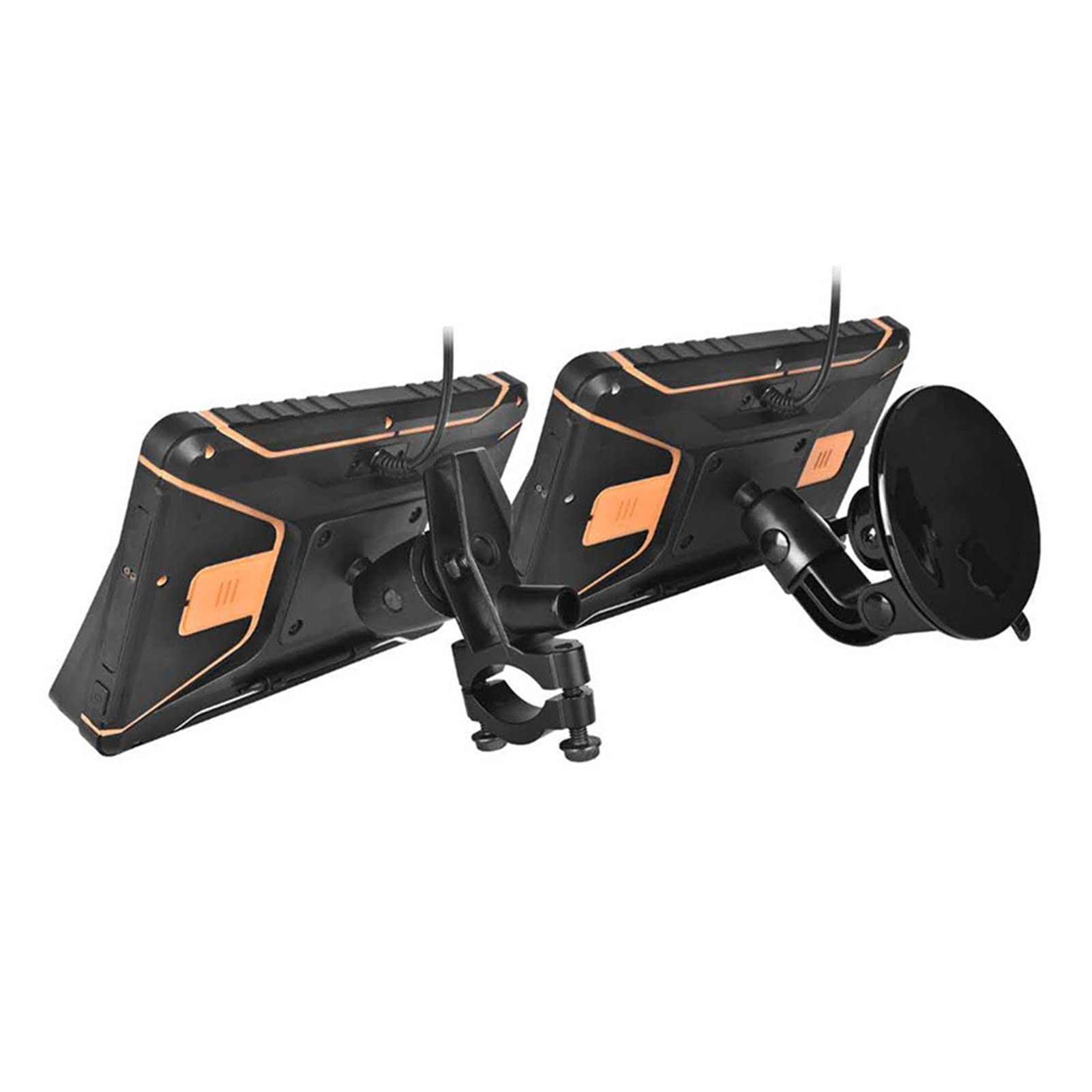 7 '' Hd Motocicleta GPS Coche impermeable de navegación GPS 256M + 8GB 800MHz RECARGABLE Autobike Navigator Mapa de actualización de asistencia(No TF Card)