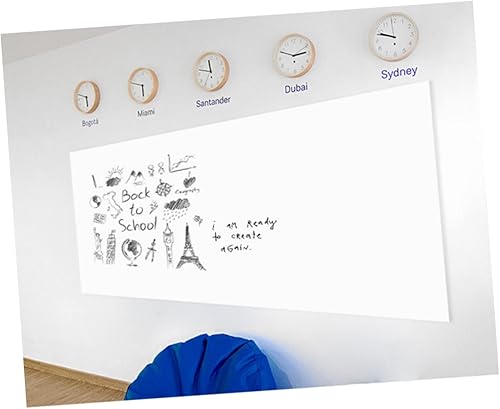 Miniatura 3 de VILLCASE Office Decor Kid Stickers Removable Stickers Whiteboard Sticker for Wall Whiteboard Sticker for Home Whiteboard to Stick Blackboard Office