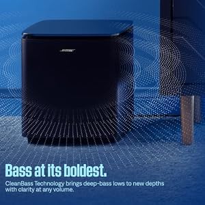 Bose New Lifestyle Ultra Subwoofer, Wireless Home Subwoofer, Perfect for Home Theater Systems, Easy Setup, Deep Bass, Black — photo 3 of 6