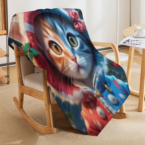 Manta para sofá de diseño de gato para tardes de lectura 5
