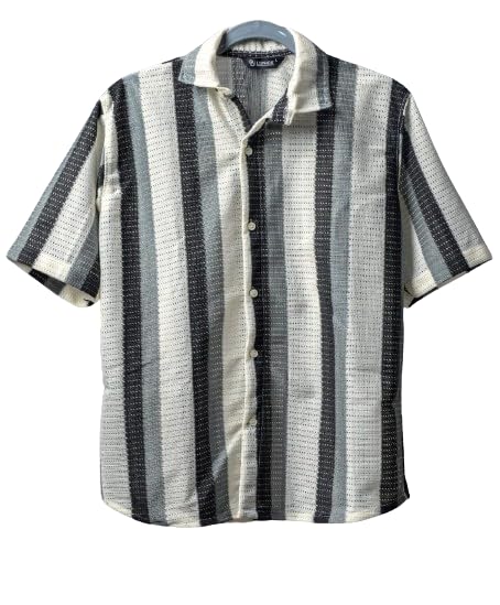 Image of Lunice Crochet Regular Fit Shirt for Men| Regular Fit Shirt for Men| Men Stylish Regular Fit Shirt | Men Printed Regular Fit Shirt