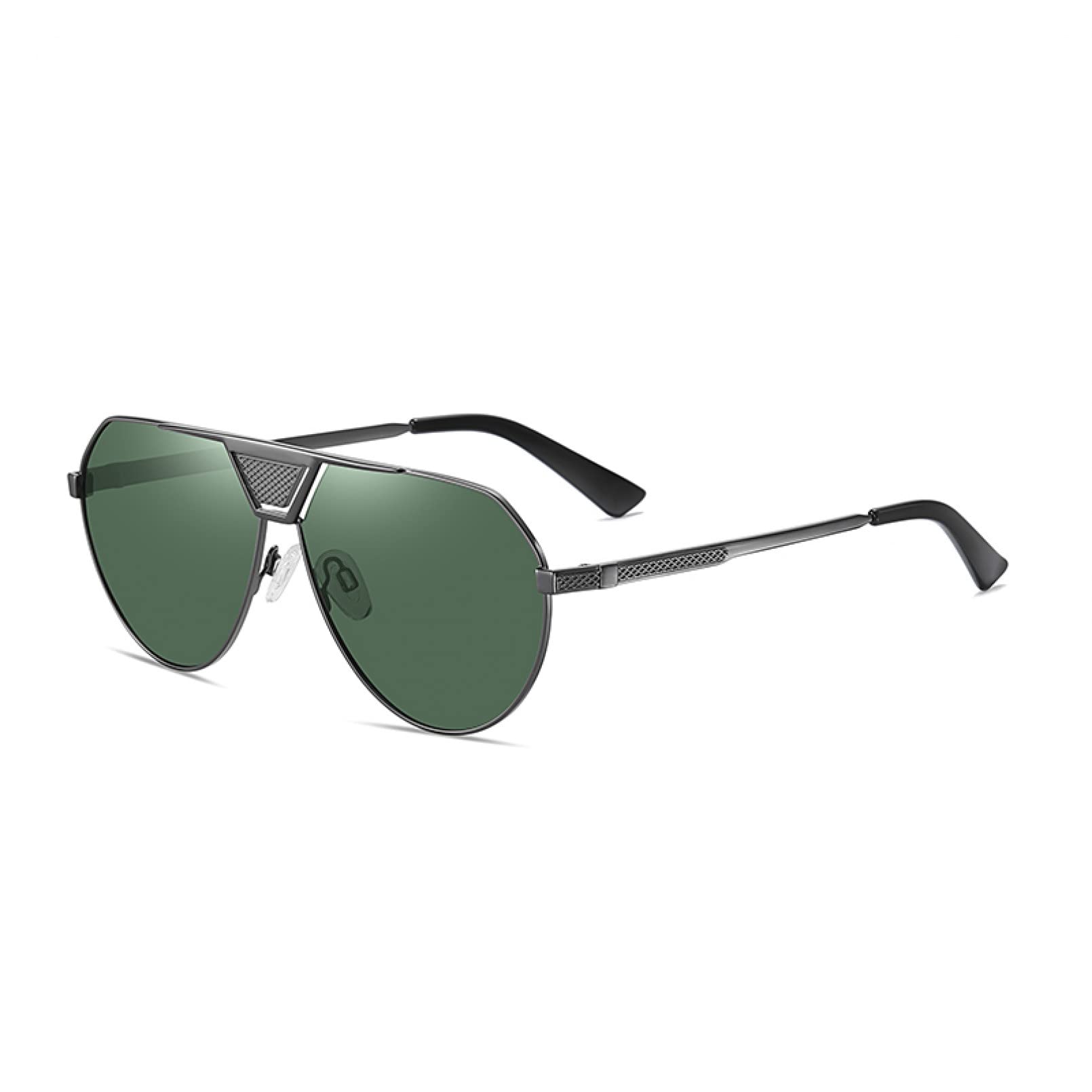 gafas de sol de metal marco grande polarizadas gafas de sol hombres señoras gafas de sol universales