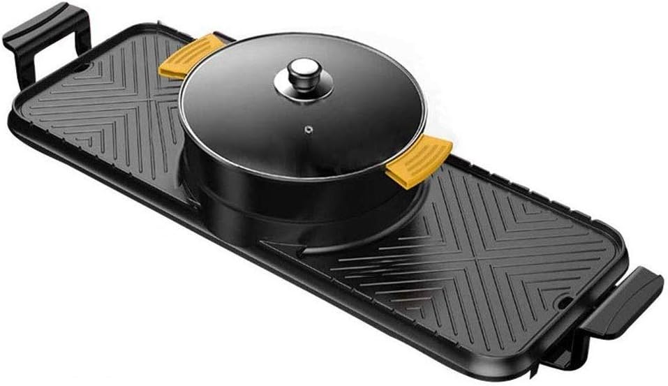 Electric Grill，Indoor Hot Pot Multifunctional, Teppanyaki Grill Barbecue Household
