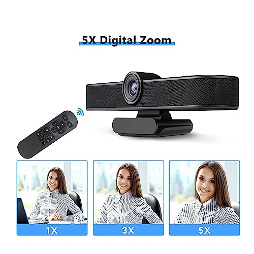 Webcam 4K EPTZ haut-parleur USB pour corriger les réunions floues