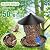 HAVENATURE Bird Feeder for Outdoor Hanging, No Mess No Spill - Birdfeeder for Outdoor, Squirrel Proof Bird Feeder w/Catch Tray - Large Capacity All-Metal for Outside Hanging