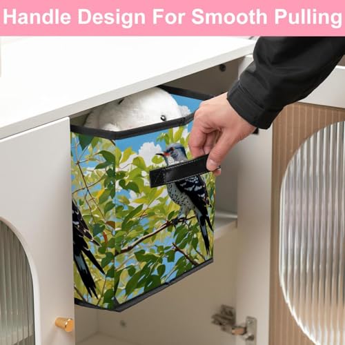 Grand cube de rangement pliable pour optimiser et décorer le salon - 6