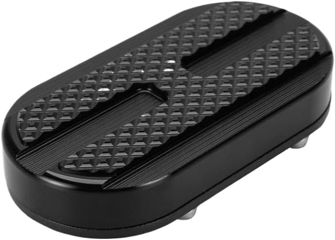 Black Rear Foot Brake Pedal Enlarger 1 PC Aluminum Compatible With Softail Fat Bob FXFB S 2018