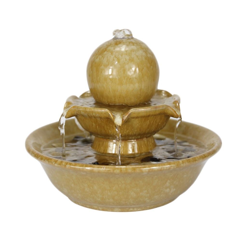 Fuente Pequeña Interior Cerámica Que Fluye Adornos De Agua Fuente De Escritorio Simple Moderna Sala De Estar En El Hogar Decoración De Paisaje Acuático Fuentes De Mesa