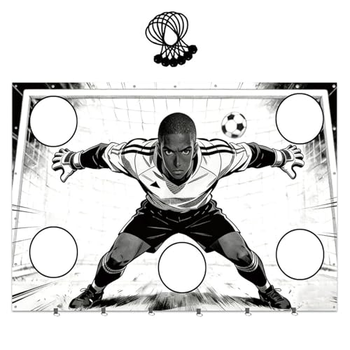 Red de fútbol, portería interactiva de entrenamiento de fútbol, redes de fútbol para lanzar, para la escuela, el hogar, el campo, el césped, el patio trasero, mujeres, hombres, adultos y niños
