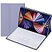 Produktbild HEUCYL Keyboard Case for Lenovo Tab P12 12,7 Zoll TB370FU 2023 Release Tablet, Abnehmbare Kabellose 7 Farben Touchpad Tastatur Mit Hintergrundbeleuchtung, Ultradünne Smart-Hülle,Lila