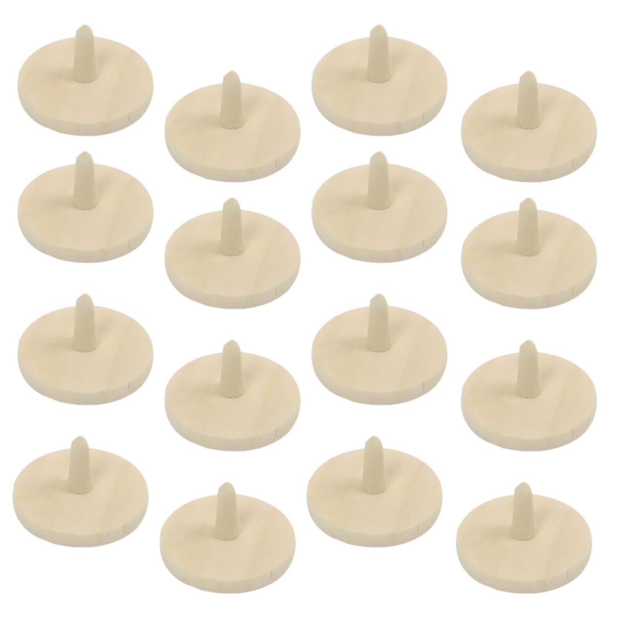 40 Pcs Wooden Golf Position Markers Beige Golf Accessories for Stable Ball Trajectory Practical Tools for Outdoor Use