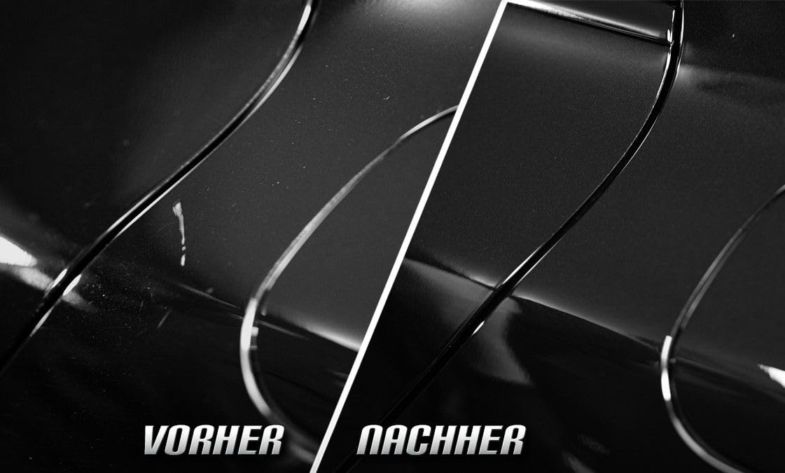 Kit de eliminación de arañazos de coche S2 Black – Abrillantador de primera calidad para principiantes | Abrillantador de coche para eliminar eficazmente arañazos | Fabricado en