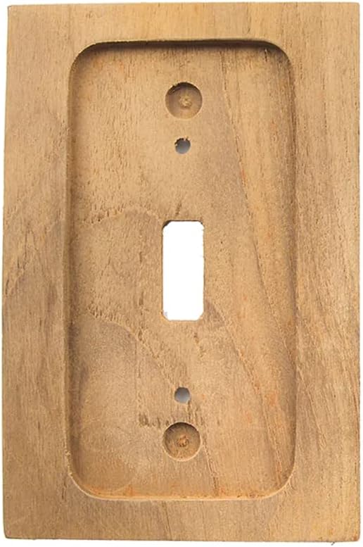 Whitecap Teak Switch Cover Plate