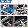 16PCS Car AC Fuel Line Disconnect Removal Tool Set with Storage Box, Valve Core Remover Tool Kit for 1/4 5/16 3/8 1/2 5/8 3/4 7/8 Inch Master Quick Disconnect Tool Kit for Auto Repair Tools #5