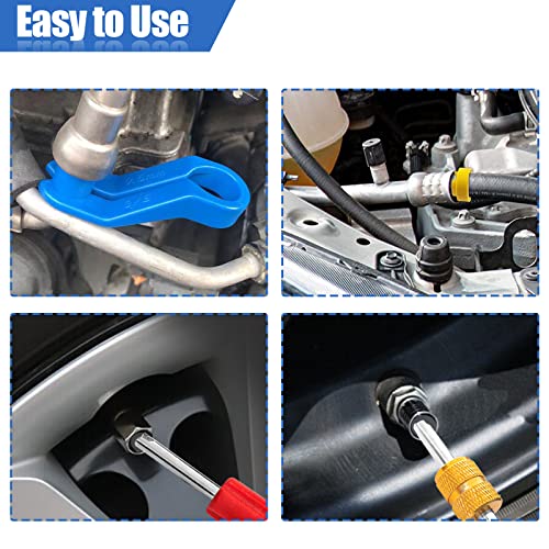 image for NTNEV 16PCS Car AC Fuel Line Disconnect Removal Tool Set with Storage 