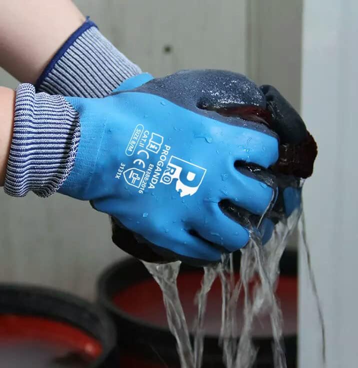 Miniatura 3 de Waterproof Work Gloves, Double Coated, Superior Grip