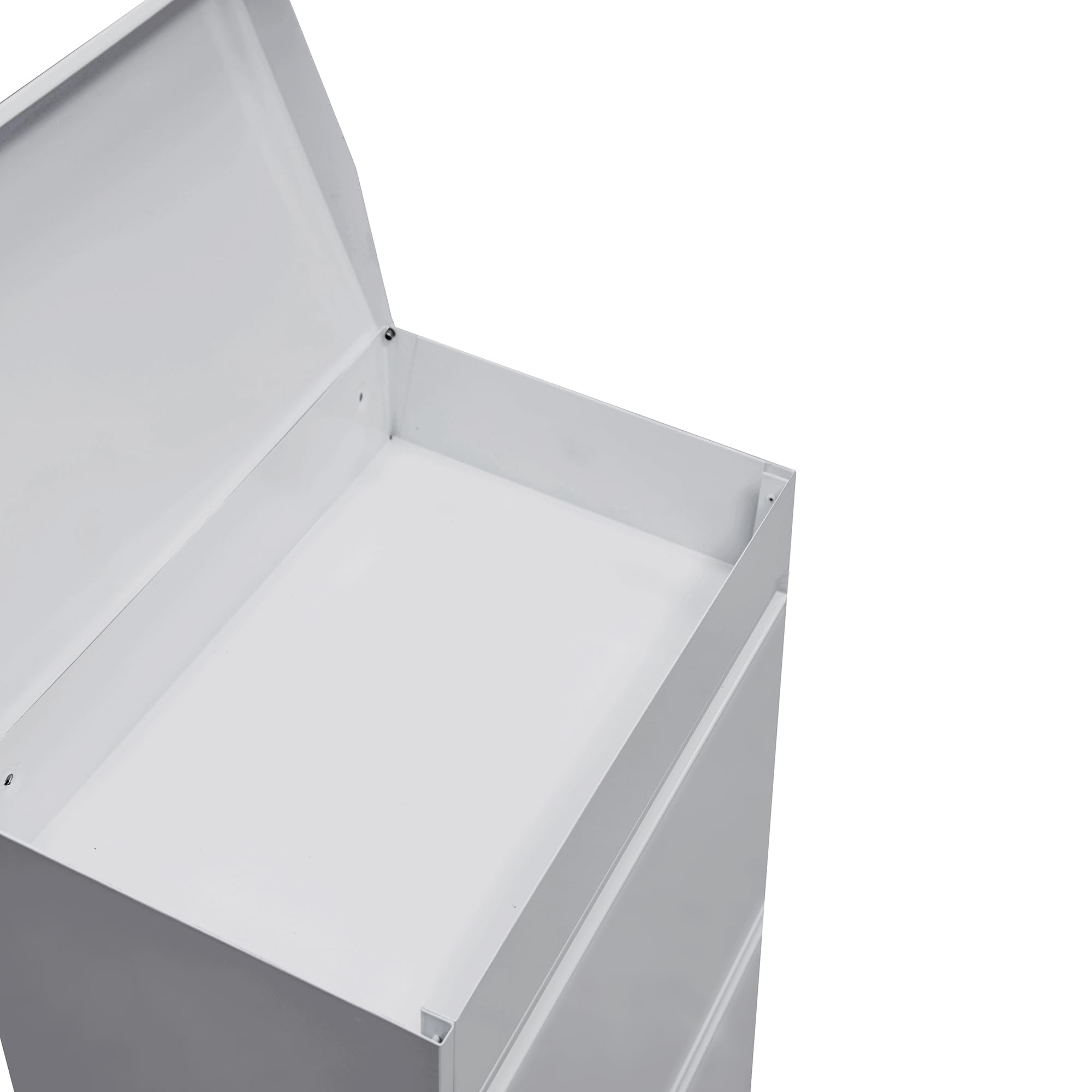 Arregui Top CR421-B2 Cubo de Basura y Reciclaje de 2 Compartimentos con Cajón Superior | 2x23 L (46 L) | con Cubetas grandes para Envases | Contenedores de Reciclaje de Cocina | blanco